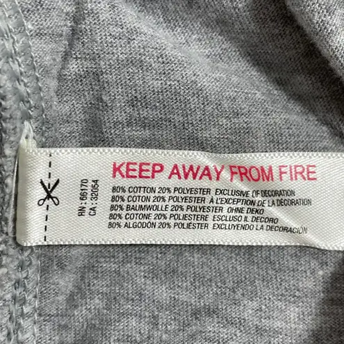 NEW FREE People FP Movement All Star Logo Pants Sweatpants LG Grey Heather White Gray