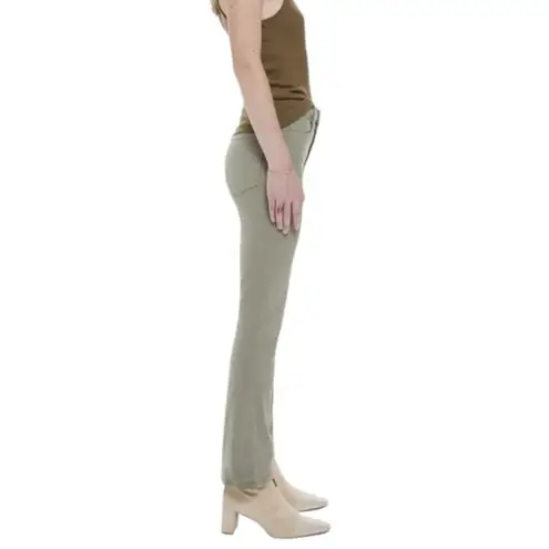 Mother The Smokin' Double Ankle Jeans Sage Green 24 High Rise