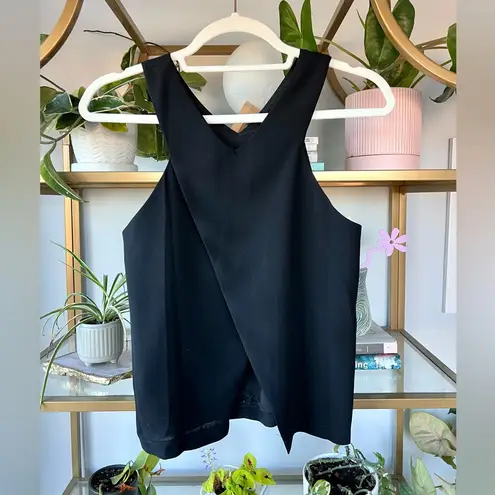 Lulu Party Time Sleeveless Black Top with Tulip Back