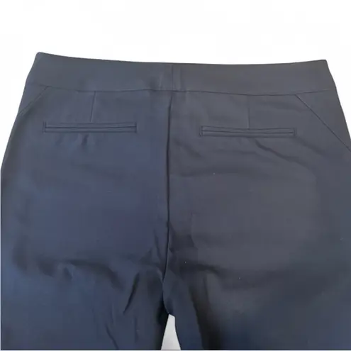 Ecru cotton-blend Stretch Flared Pants midnight blue size 4