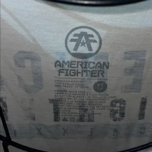 American Fighter Gray Camouflage Long Sleeve size XS BEACHWOOD Biker MMA