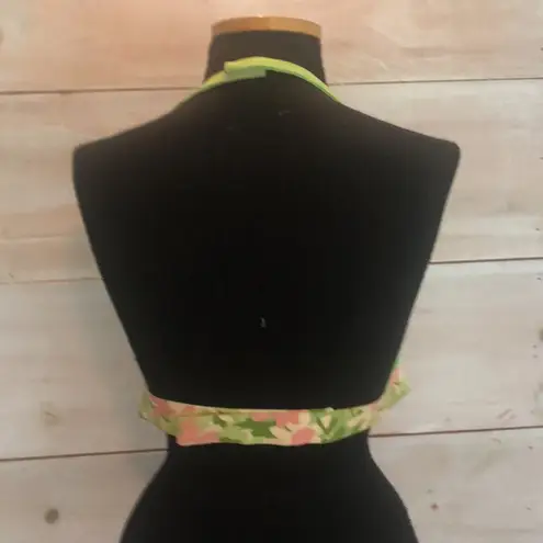 Handmade Vintage 1970s  bikini top cotton hippie boho original