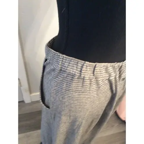 prAna Small S Midi Striped Skirt Pockets Hemp Organic Cotton