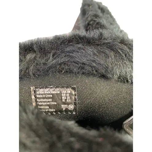 Predictions Women's Black Fuzzy Boots