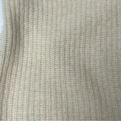 360 Cashmere  yellow/beige light weight knit cashmere pullover sweater Sz XS $334