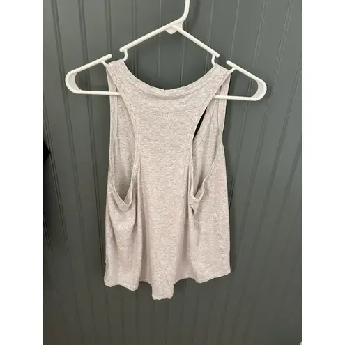 Women’s Lululemon Love Tank Top Heathered Core Ultra Light Grey Size 6/8 Gray