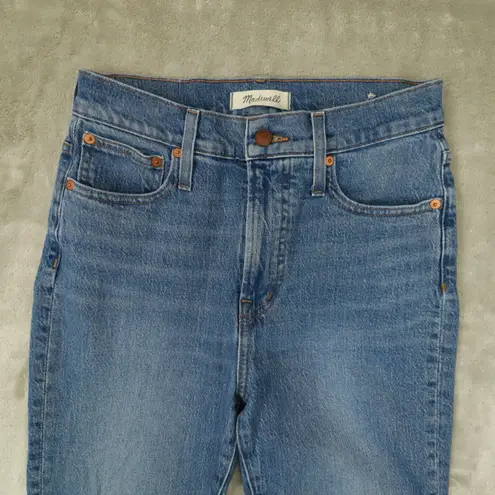 Madewell  The Perfect Vintage‎ Jean Medium Wash Raw-Hem Edition size 26 ankle