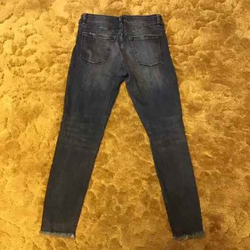 DL 1961 distressed Florence cropped jeans