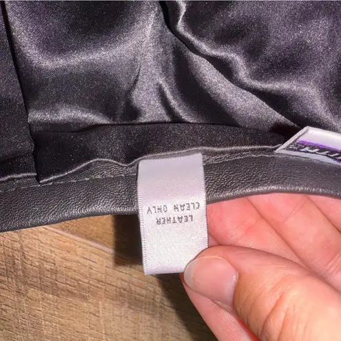 Amanda Smith Vintage 100% Sheep Napa Leather Lined Skirt in Excellent Condition