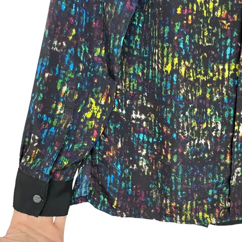 Derek Lam Design Nation Printed Button Down Shirt Size S