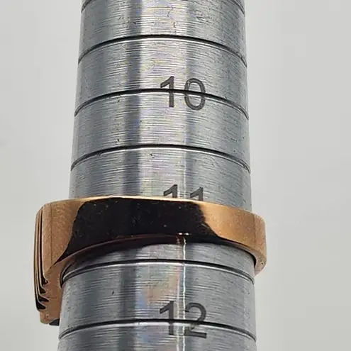 Park Lane Gold Tone Onyx & CZ Ring (11)