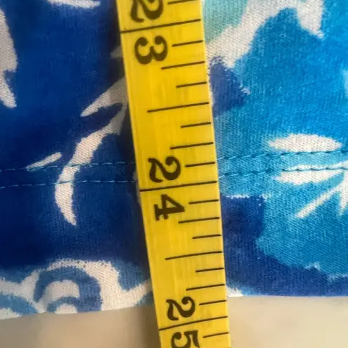 New Women’s Lauren Ralph Lauren Paisley Jersey Capri Sleep Set
Pajamas Large Blue - Image 7