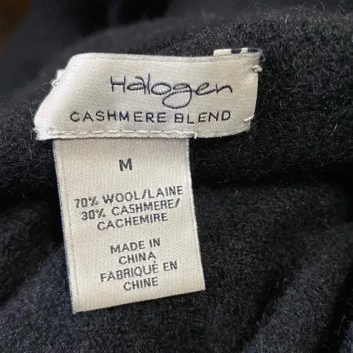 Halogen  Wool & Cashmere Blend Long Sleeve Turtleneck Knit Sweater M - Image 5