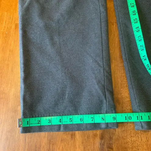 L.L. Bean Trousers 10 Slate Gray Classic Fit Pants Thick Cotton Warm