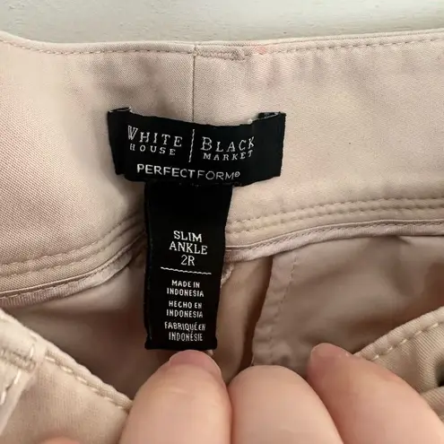 White House | Black Market  Women’s 2R Slim Ankle Khaki Pants