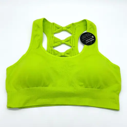 Soho Sport Active Wear Lime Green Sports Top