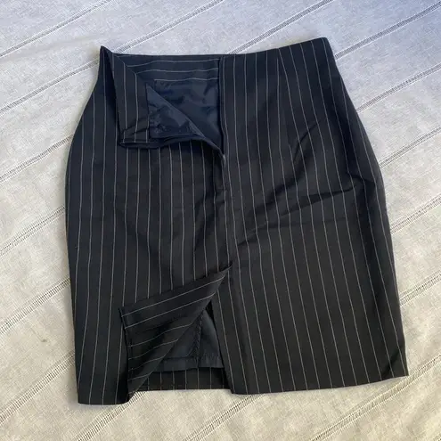 Dorothy Perkins Dark Navy Pinstripe Skirt.