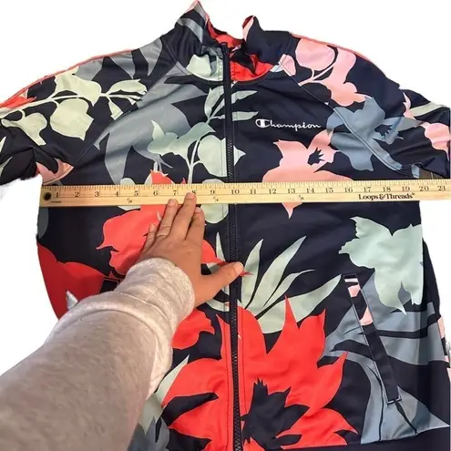 Champion  Floral Patterned Track Jacket Women’s Size Medium