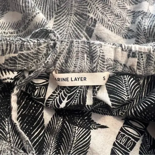 Marine layer Lily Dress in Geo Palm Print