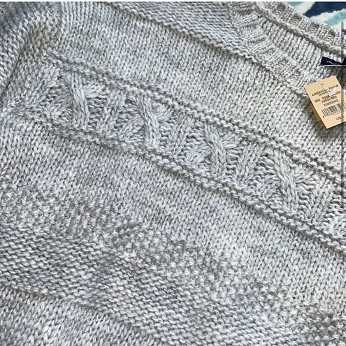 American Eagle  Outfitters Crewneck Sweater Gray