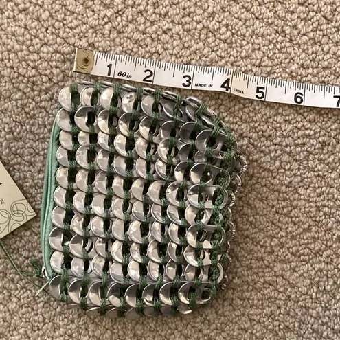 NEW Pop Top Soda Can Tops Makeup Bag Cosmetic Case Bottle Cap NWT 5” by 5” Silver