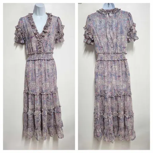 Generation Love Fleur Mosaic Maxi Dress - Mosaic Paisley Size XS. $385 B29