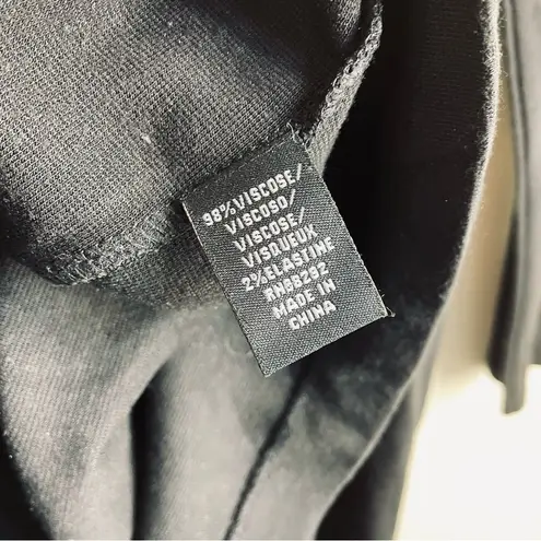 Tibi Anthropologie Mod Minimalist Long Sleeve Black Shift Dress