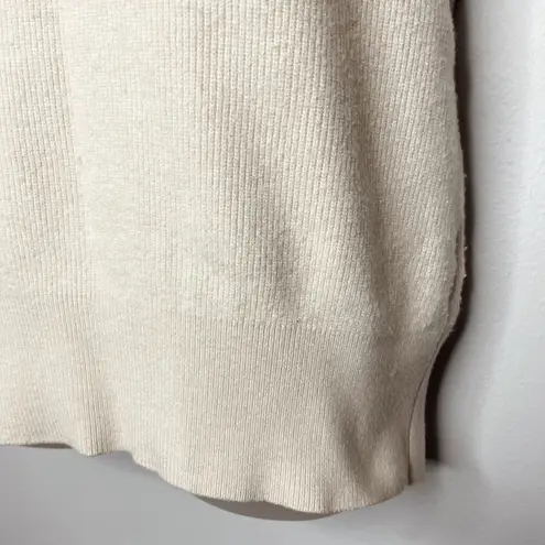 Vila Milano Oversized V-neck Short Sleeved Sweater Vest