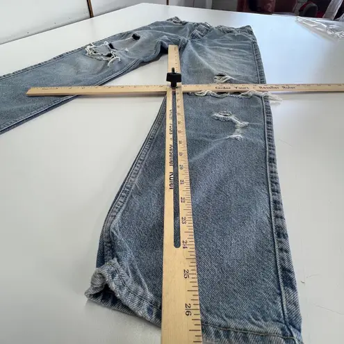 River Island Jeans Womens 8UK 10US Distressed Ripped Straight Leg Denim Pants