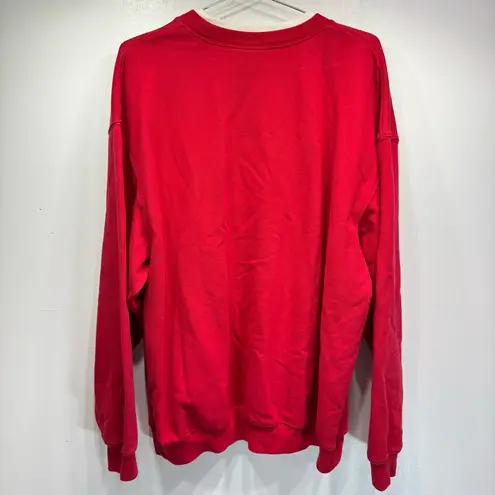 Christmas Santa Red Sweatshirt Vintage MC Sportswear Ugly Sweater Holiday Funny Size 2X