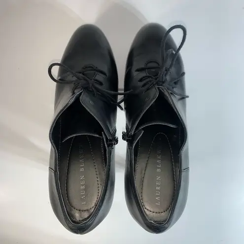 Lauren Blakwell Lauren Blackwell black heeled platform booties size 8.5 M