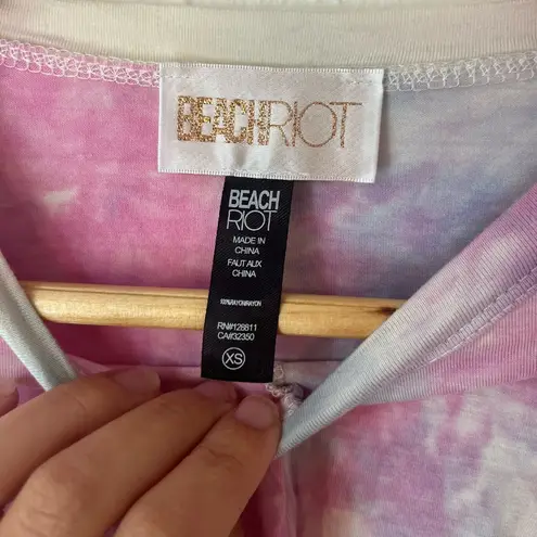 Beach Riot  Marley Crop Top in Light Tie Dye in Size XS