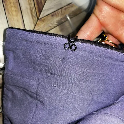 Rebecca Taylor Rebecca‎ Taylor 2 Pc Purple Tweed Dress Jacket A Line Silk Classic Retro Office