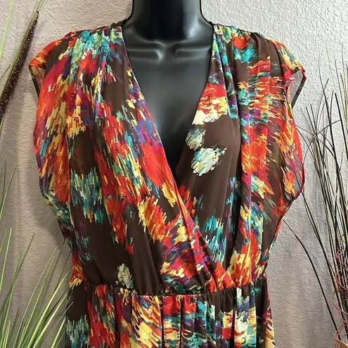 Luxology #58  Fall, print dress size L