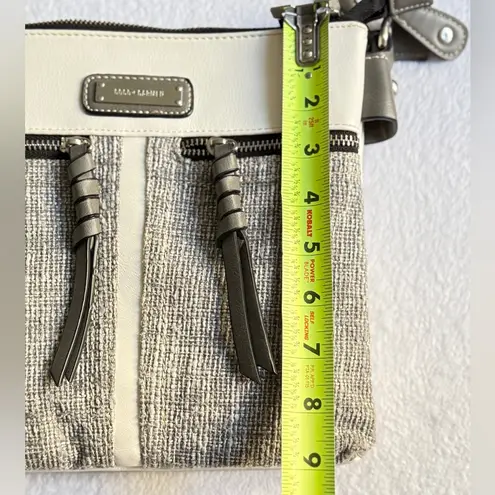 Coco + Carmen Beige and Gray Crossbody Bag