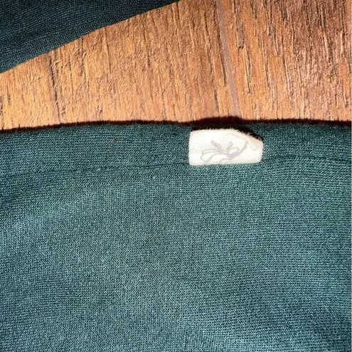 Magnolia Homebody Market Olive Green Embroidered Pullover Hoodie Size M