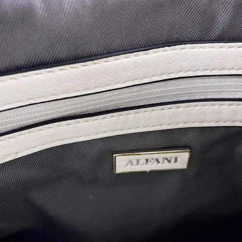 Alfani Miahh Web Strap Womens Crossbody Bag Double Zip Purse New