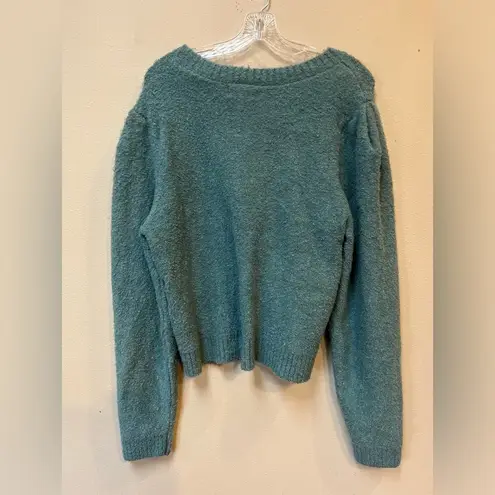 Marled by Reunited Teal Textured Knit Sweater XL NWT Blue