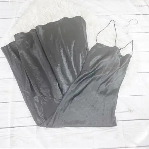 Rebecca Vallance Women's Henri Black Flared Herm Shoulder Ties Maxi Dress Size 8