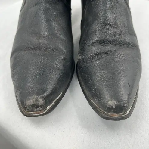 Dingo Vintage Black Womens Boots 6 Western Rodeo Boho Festival