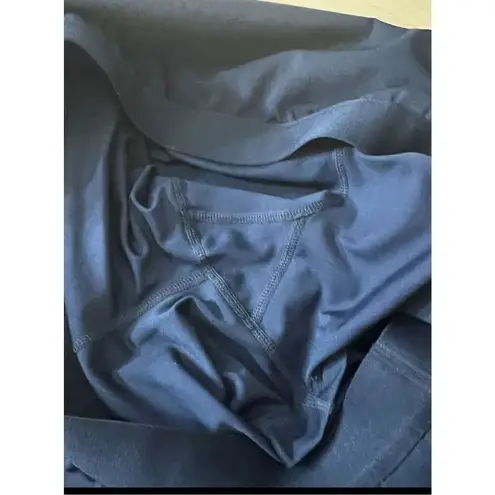 Lady Hagen Women Blue Golf Skirt Skort Size L Athletic Pockets Elastic Waist