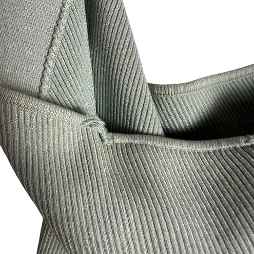 Gauge81 Selas Green Asymmetric One Shoulder Sleeveless Top Size Small