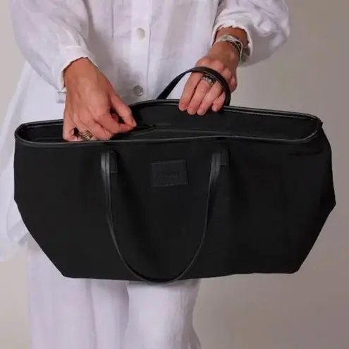 Cleobella Canvas Large Black Tote Bag