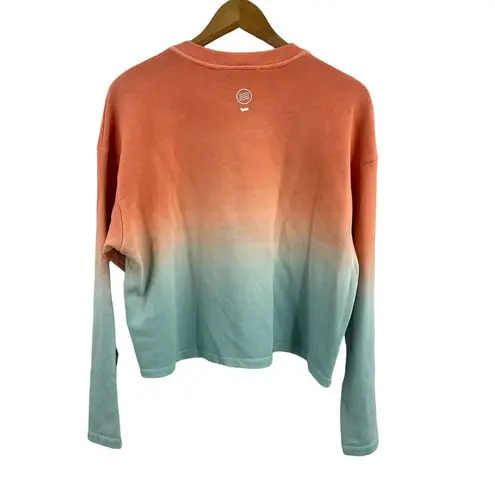 GAS Jeans Multi Color Cropped Guetta Sweatshirt Size Small New