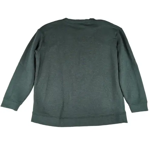 Orvis  Cozy Green Pullover Crewneck Sweatshirt Women's Size Medium