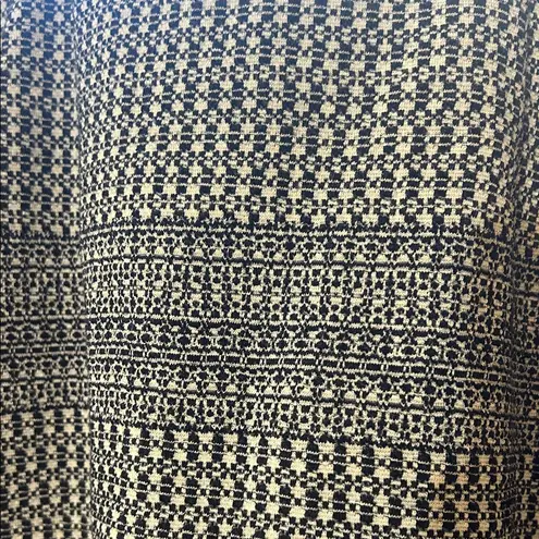 Banana Republic  Dark Blue and White Textured Skirt