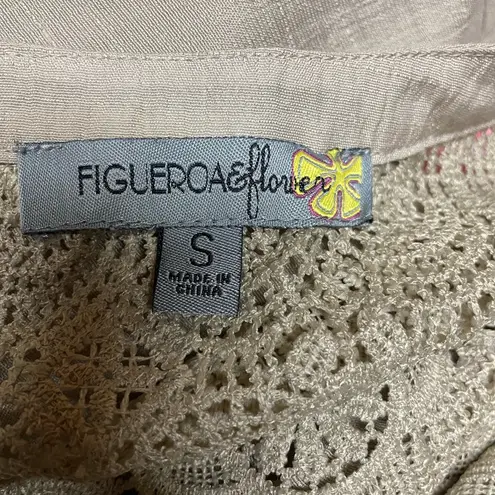 Cream Ruffled 3/4 Sleeve Bib Collar Blouse Tan