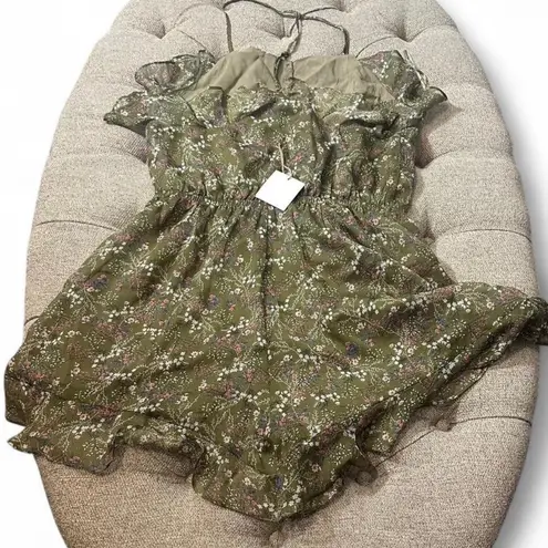 Hommage Floral Chiffon Romper