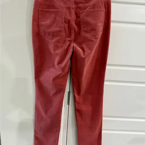 Talbots  Pink Straight Leg Corduroys Preppy Academia Size 8 EUC