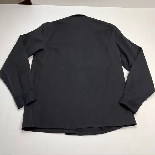 Lew Magram Womens Size 8 Black Retro Beaded Fringe Shirt Western Aztec Indian